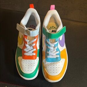 Nike Kids Colorful Sneakers - Orange, Green, Yellow, Blue, Purple